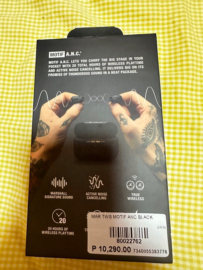 Marshall Motif ANC, Audio, Earphones on Carousell