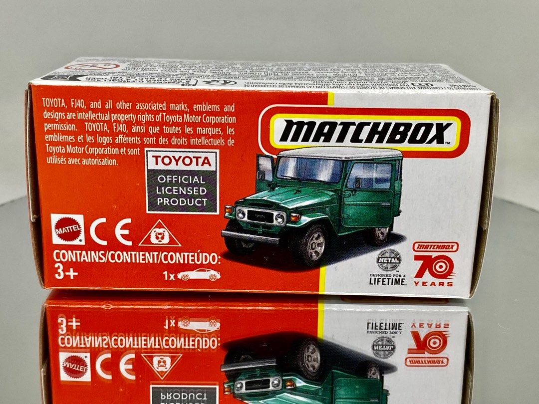 Voiture Miniature Matchbox Toyota Land Cruiser FJ40 1:64 - Best Of Japan, Avec Parties Mobiles, Neuf