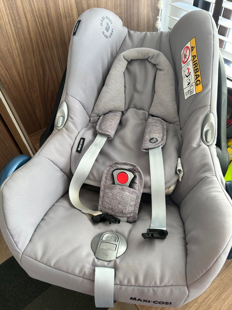 BAMBINIWELT Overtrek, vervangende hoes compatibel met Maxi-Cosi CabrioFix voor babyzitje, 6-delig, complete set, hoogwaardig polyestermengsel
