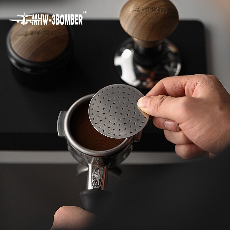 MHW-3BOMBER - 58.5mm Espresso Puck Screen Double Layer Metal