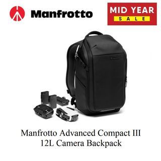 Mid Year Sale 2023 - Manfrotto Advanced Compact III 12L Camera Backpack