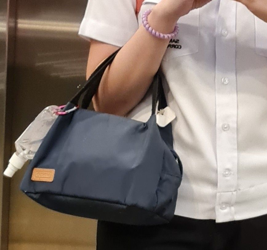 Miniso Insulated Lunch Bag (Category: Tote Bags) located in Quezon City. Submitted by camille.declutterz (Listing ID 1233716098, Image 3). Description: PM for inquiries!.