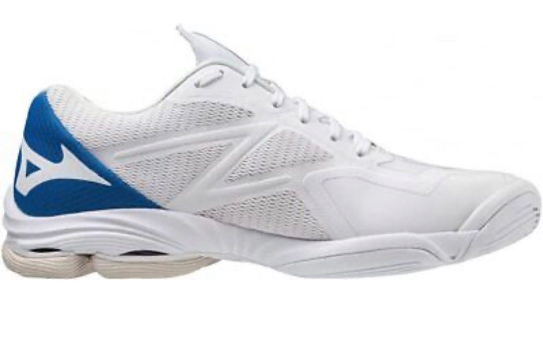 MIZUNO Volleyball Shoes WAVE LIGHTNING Z7 White Blue US8.5