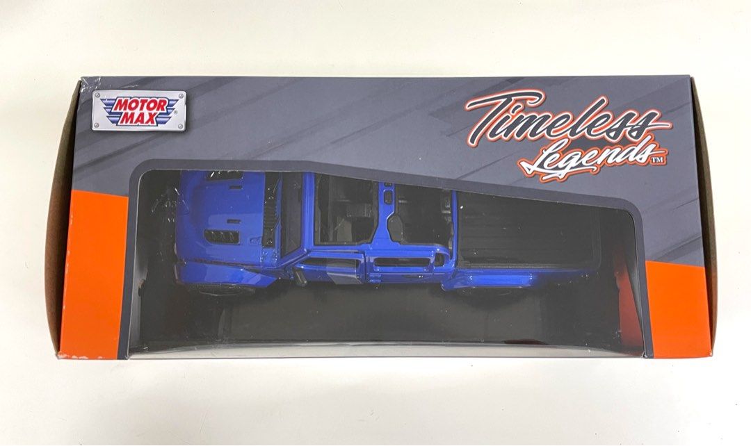 (New & Authentic) Motor Max 1:27 2021 Jeep Gladiator Rubicon (Blue) (Category: Vehicle & Diecast Models) located in Manila. Submitted by mixnmatchmnl (Listing ID 1233653073, Image 2). Description: On hand Sealed From USA Motor Max Timeless Legends Die-Cast Collection 1:27 2021 Jeep Gladiator Rubicon 1:24 Series 3+ Blue.