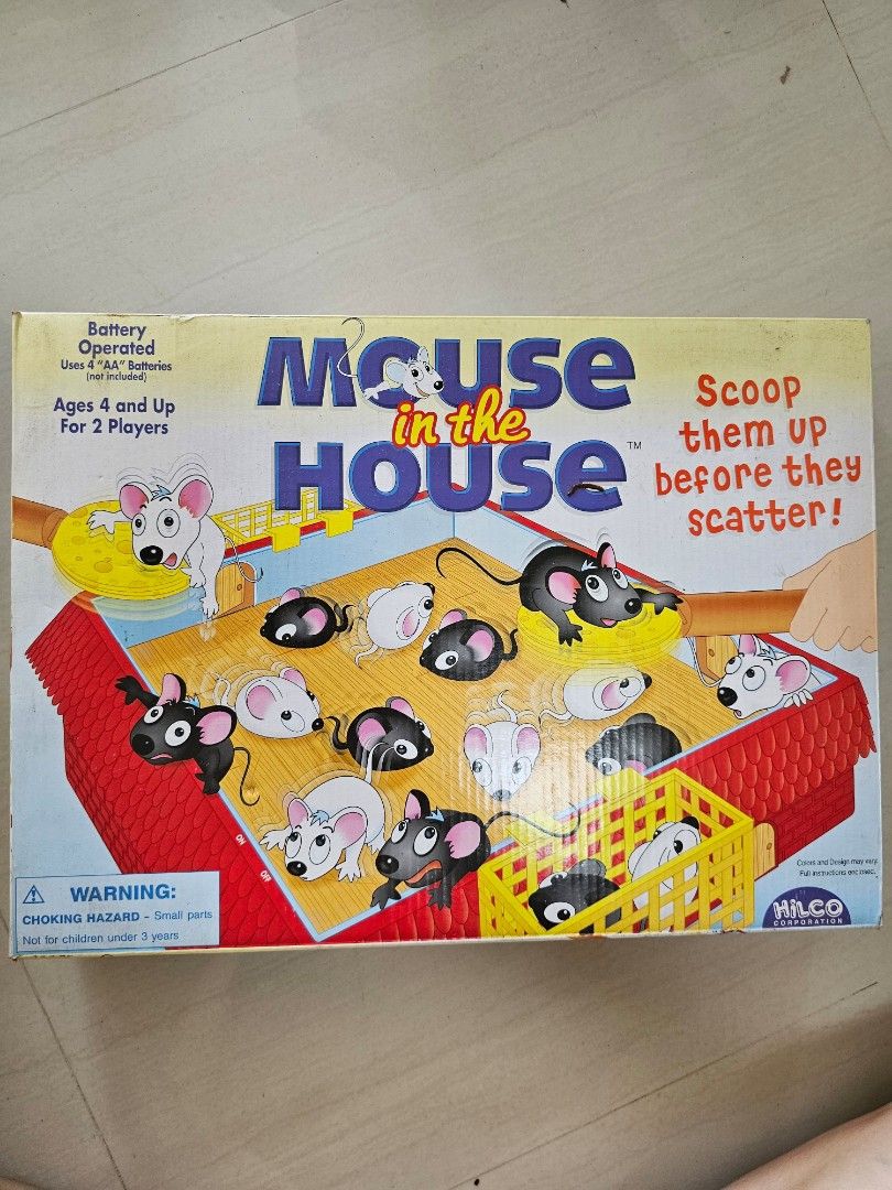 Mouse in the House board game, Hobbies & Toys, Toys & Games on Carousell