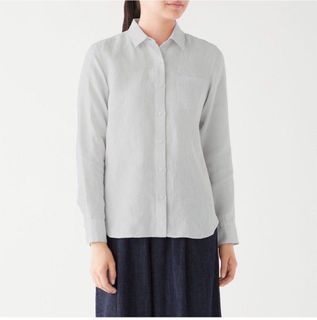 MUJI 100% French Linen Women'S Top