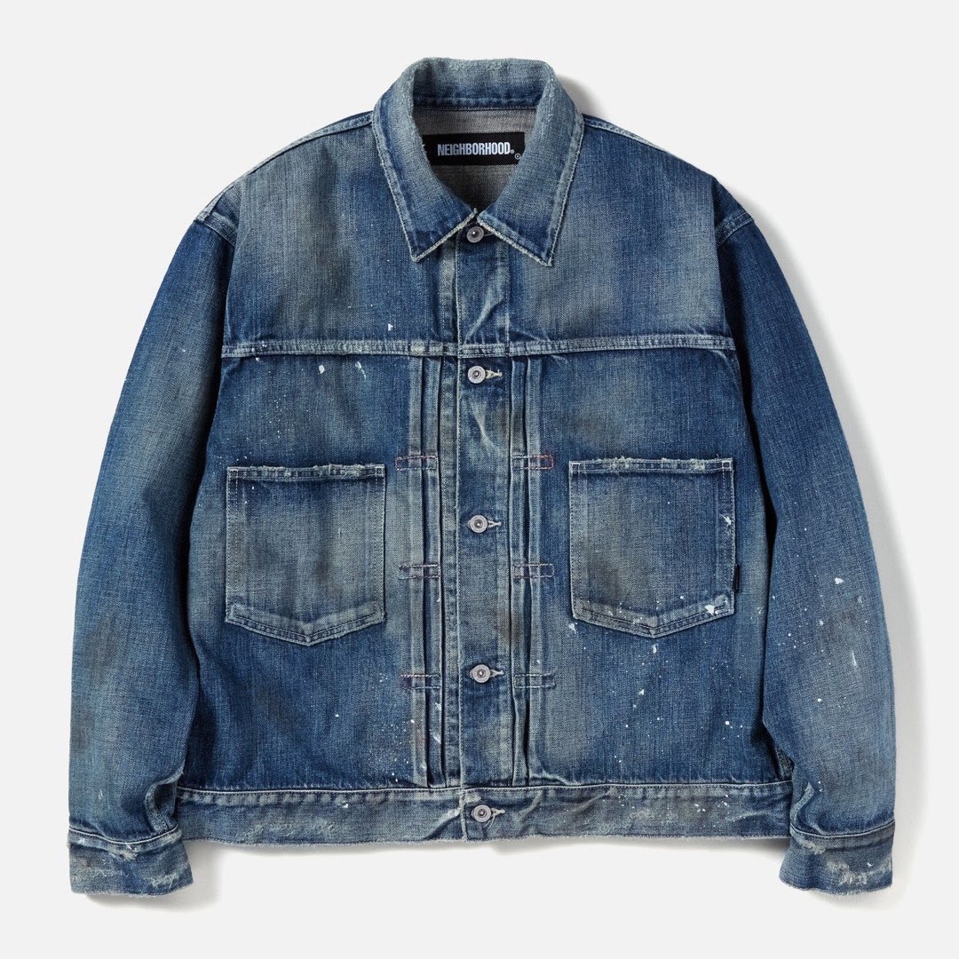 NEIGHBORHOOD NBHD 22SS SAVAGE TYPE-2 C-JKT INDIGO L