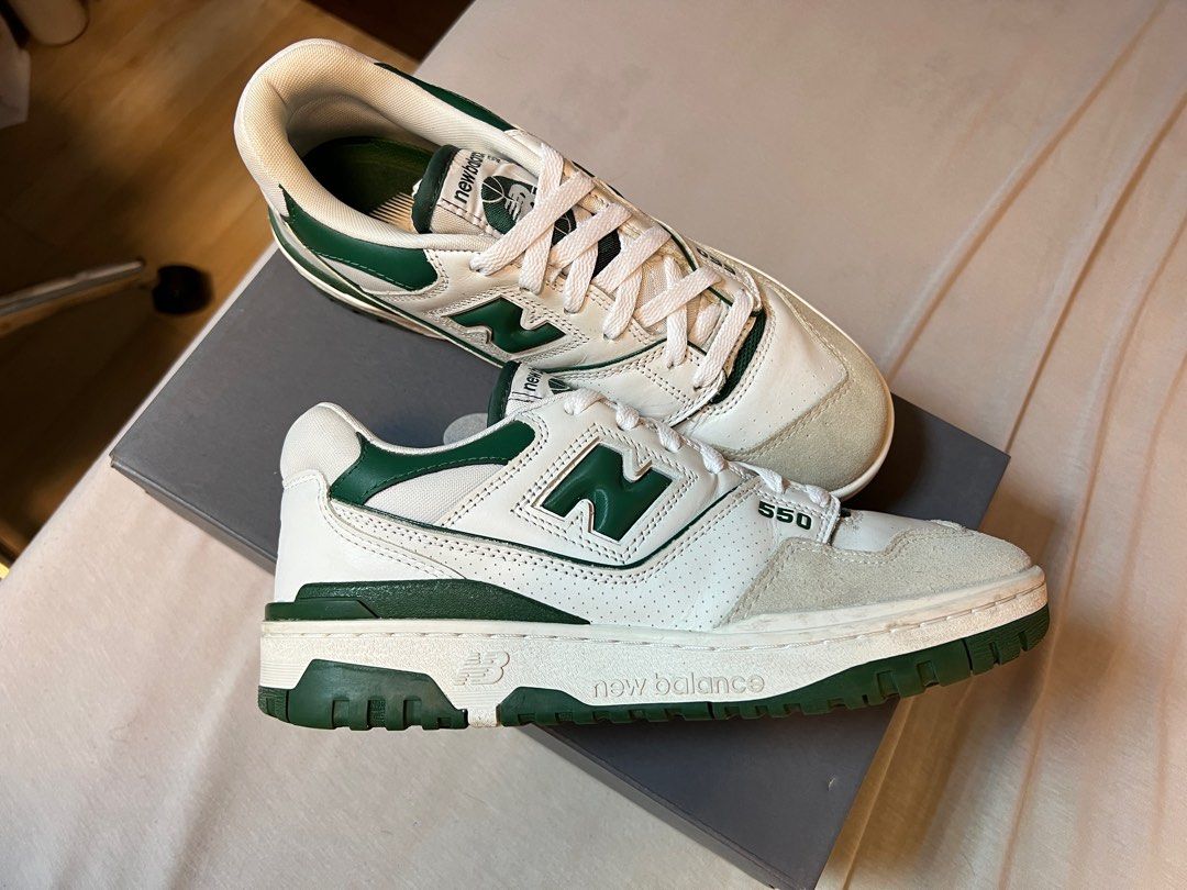 new balance 550 white green BB550WT1 US8.5 白綠 籃球鞋 板鞋 鞋 運動鞋