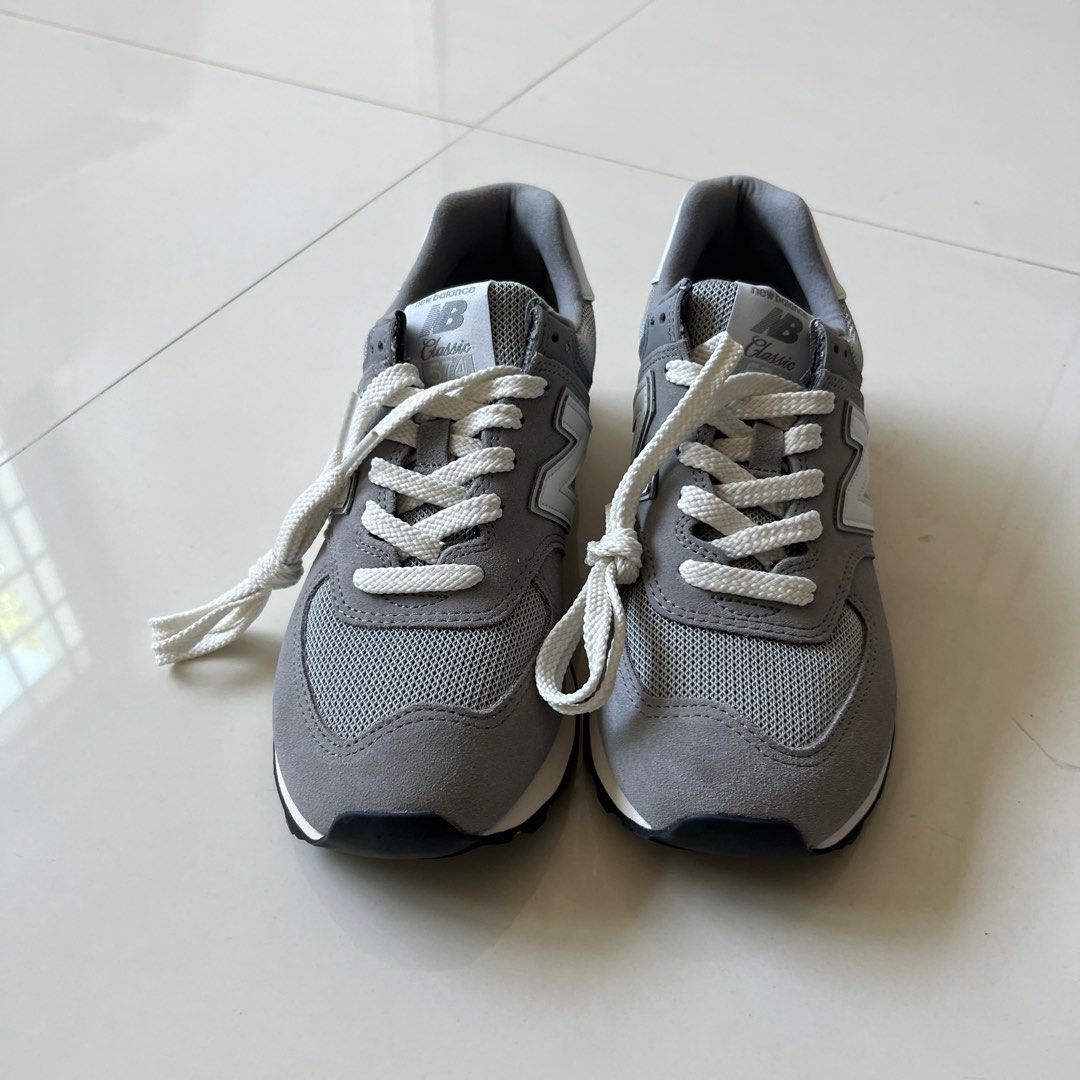 New balance 574 grey classic Women s Fashion Footwear Sneakers