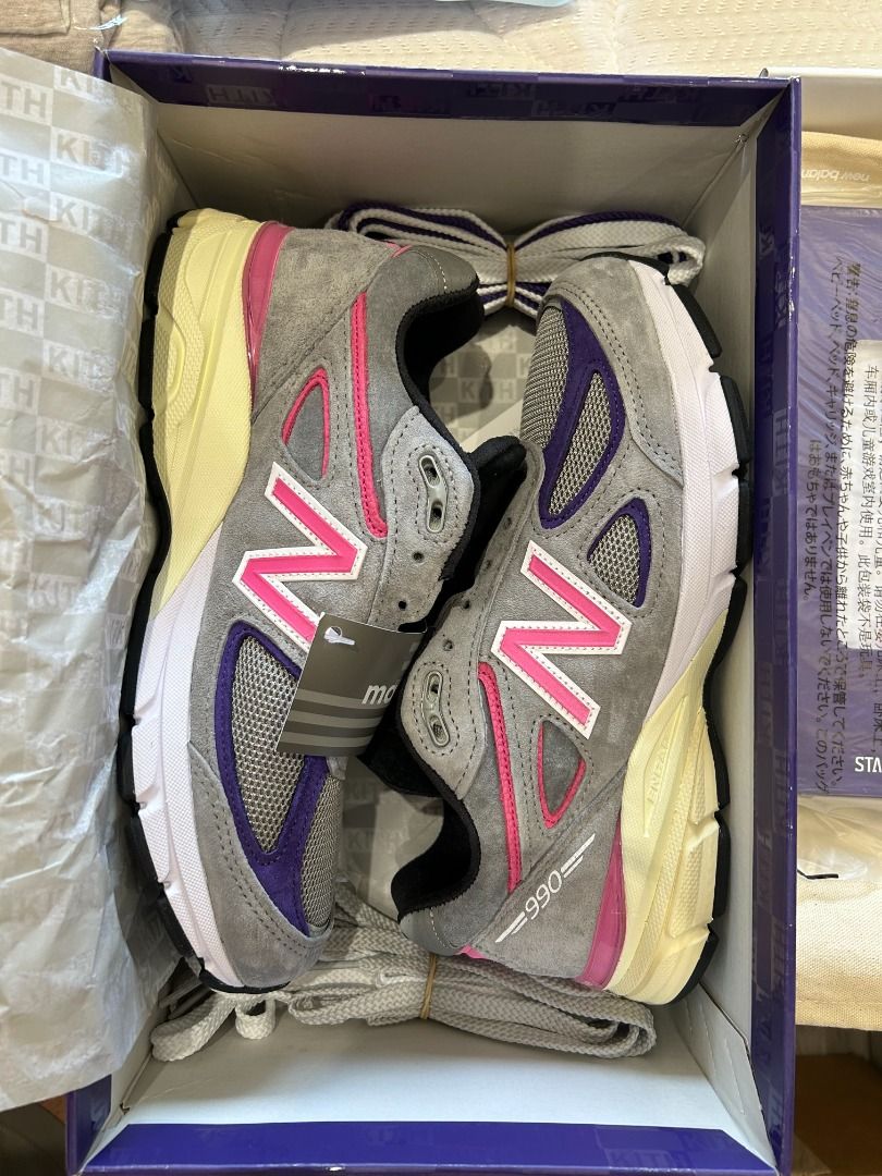 New Balance 990v4 KITH X United Arrows & Sons, 他的時尚, 鞋, 運動