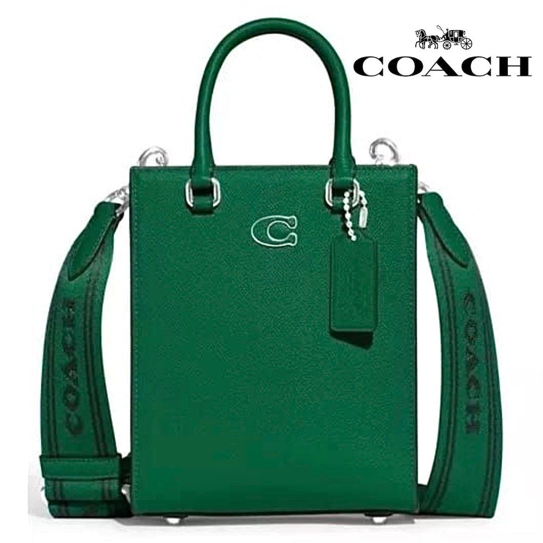 New Coach Original CJ795 Green Leather Tote 16 Women