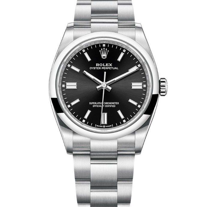 NewMay2023 Rolex OP 126000 Black 36mm Full Set, Luxury, Watches on ...