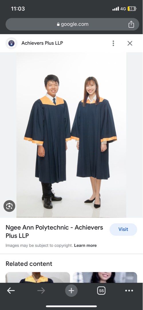 Ngee Ann Polytechnic Graduation Gown, Women's Fashion, Coats, Jackets