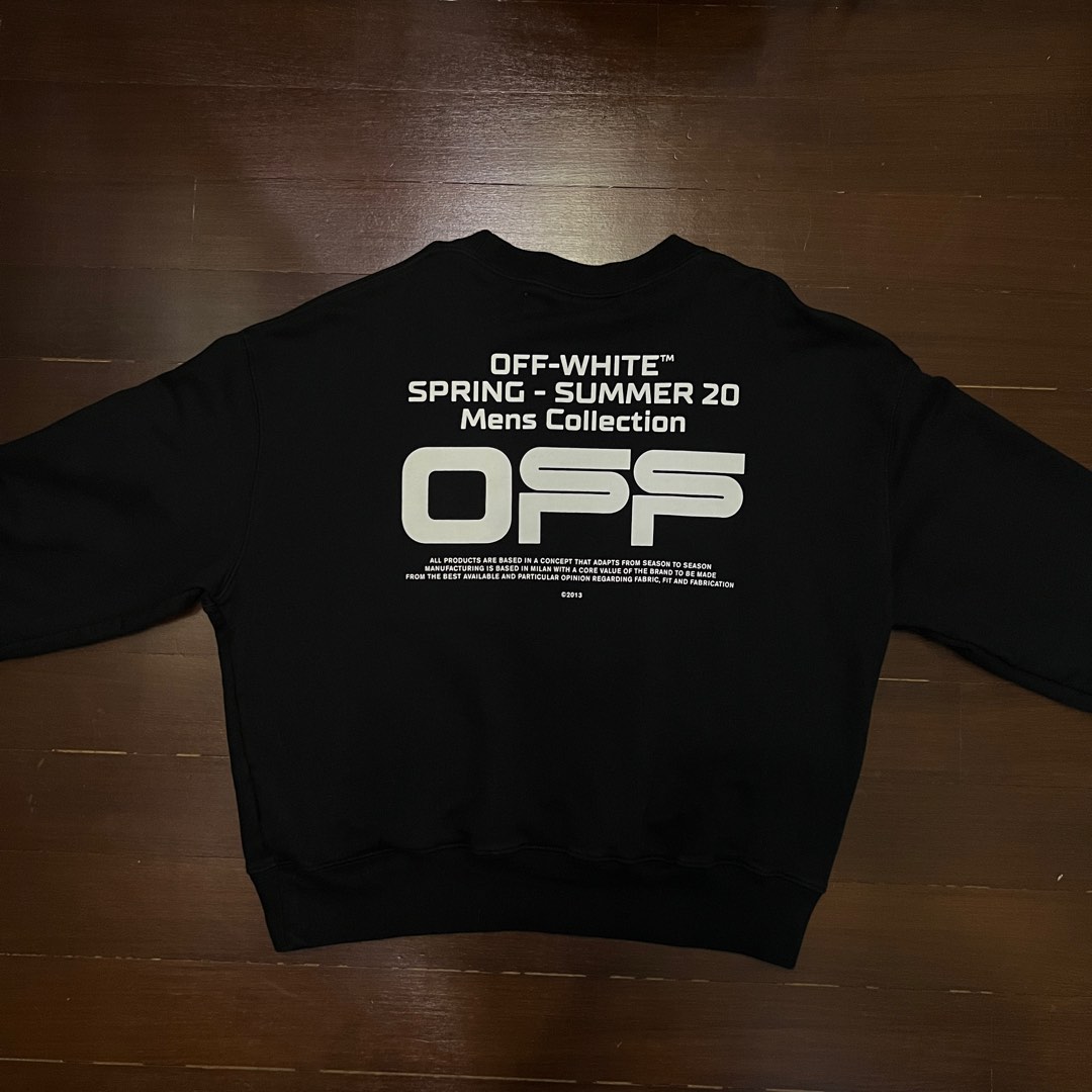 off-white wavy line sweatshirt 新品レア | marketingparafotografos ...