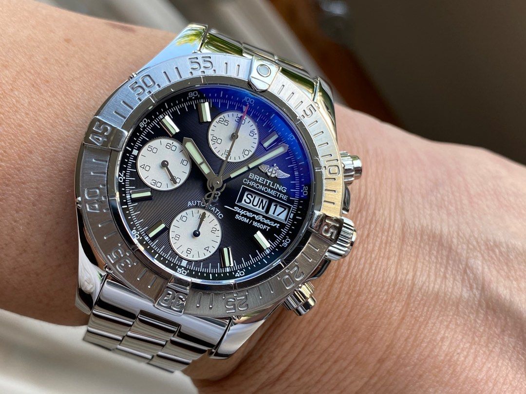 Breitling superocean day sales date