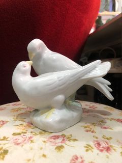Pajangan Keramik Lovebird