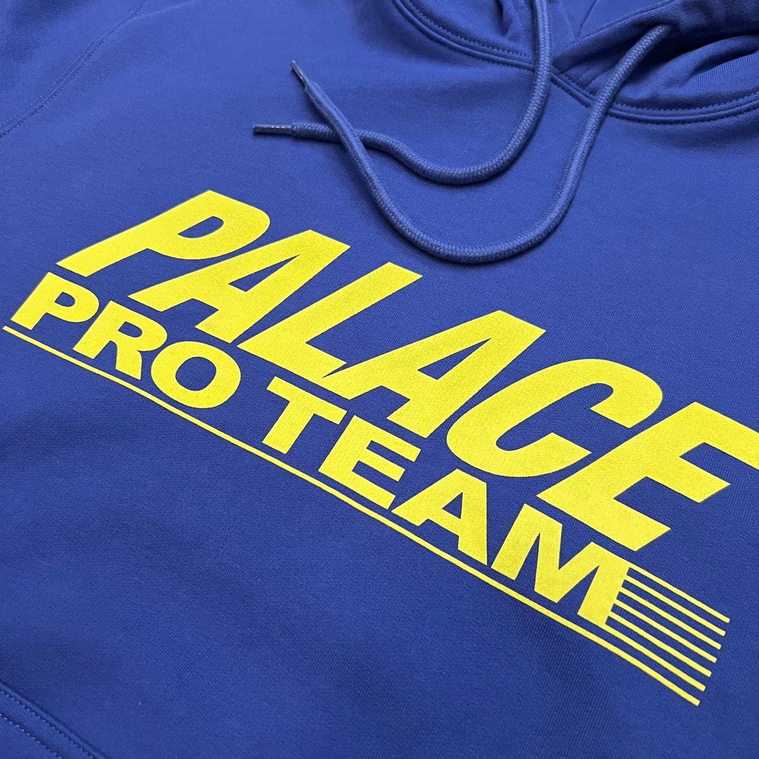 Palace ProTeam Hoodie BLUE Men s Fashion Tops Sets Hoodies on Carousell
