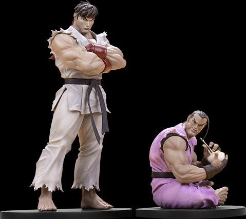 Street Fighter Ryu and Dan Street Jam 1:10 Collectible Set by PCS
