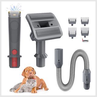 Pet Grooming and Shedding Vacuum Attachment Kit