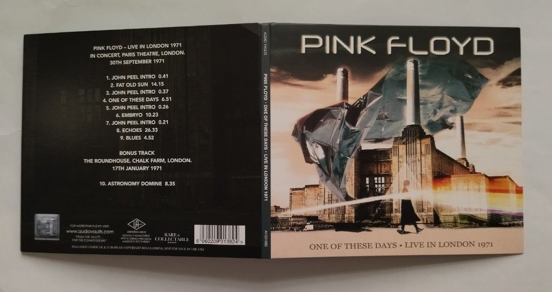 Pink Floyd - 1989年出版One Of These Days Live In London 1971 John