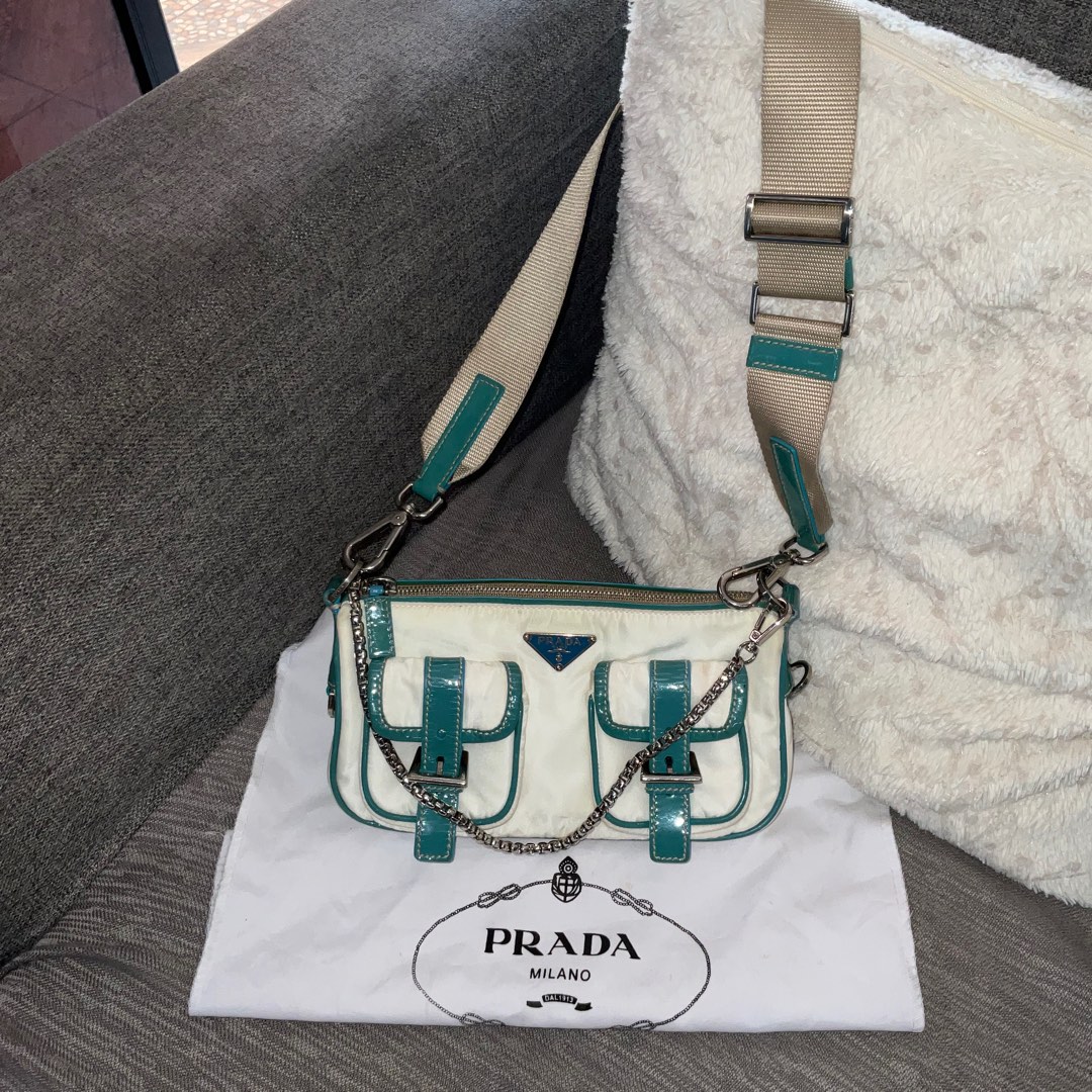 Vintage Prada Hobo Bag / Prada Baguette Shoulder Bag, Luxury, Bags &  Wallets on Carousell