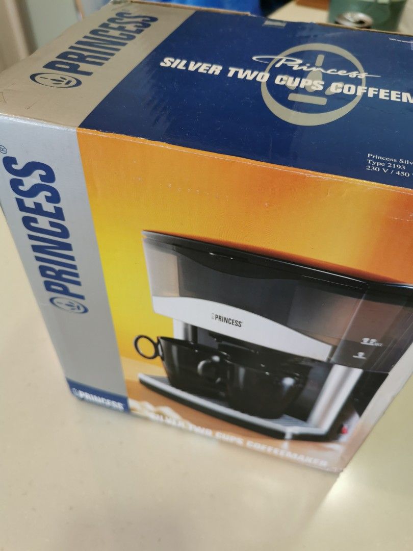 Princess Silver Two Cups Coffeemaker 2193 - RM80