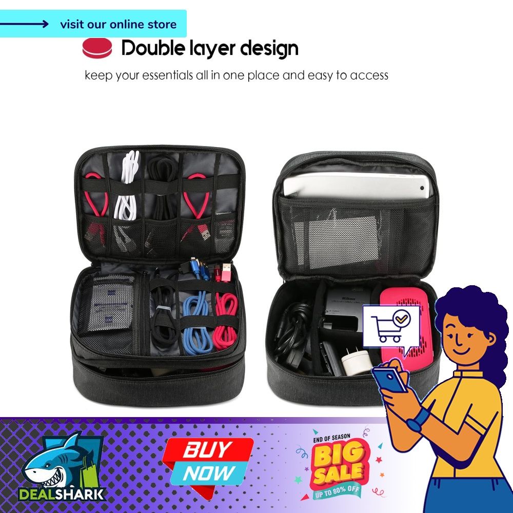 Procase travel gear organizer outlet