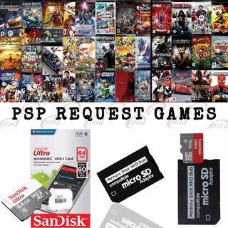 PSP SD Card with Games