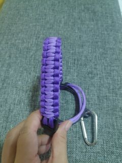 Purple Paracord Bottle/Tumbler Accessory / Handle