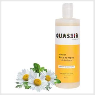 Quassia Natural Anti-Flea Pet Shampoo with Conditioner for Dogs and Cats (Chamomile)