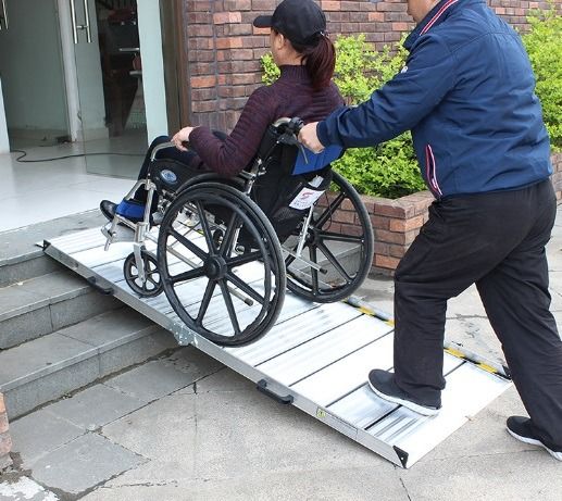 Ready Stock ️ Folding Aluminum Ramps Light Portable Inclined Ramps ...