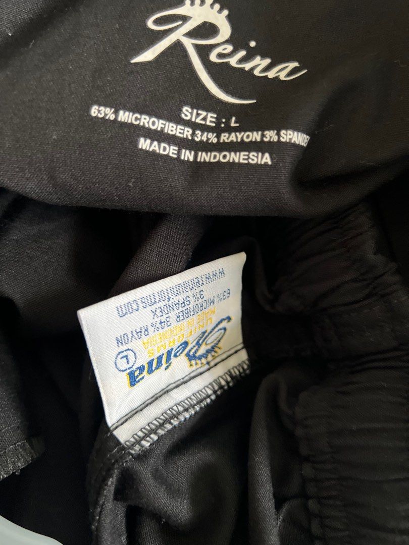 Reina Black Scrubsuit Scrubs Large Men Set on Carousell