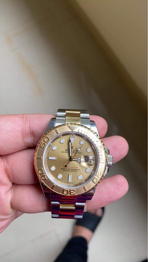 Rolex 2009 Yacht Master 16623 40mm (Category: Luxury Watches) located in Pasig City. Submitted by Watchaholics (Listing ID 1233575224, Image 2). Description: Another FASTBREAK SALE!!!!! Rolex 2009 Yacht Master 16623 40mm -ref 16623 -40mm -9/10 condition -UNIT only -open for verification For 590k You may DM or contact me @ 09615077138 Thanks admin😉.