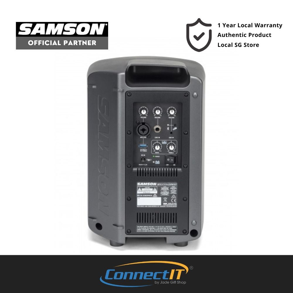 Samson Expedition Express+ Portable Rechargeable PA with Wired