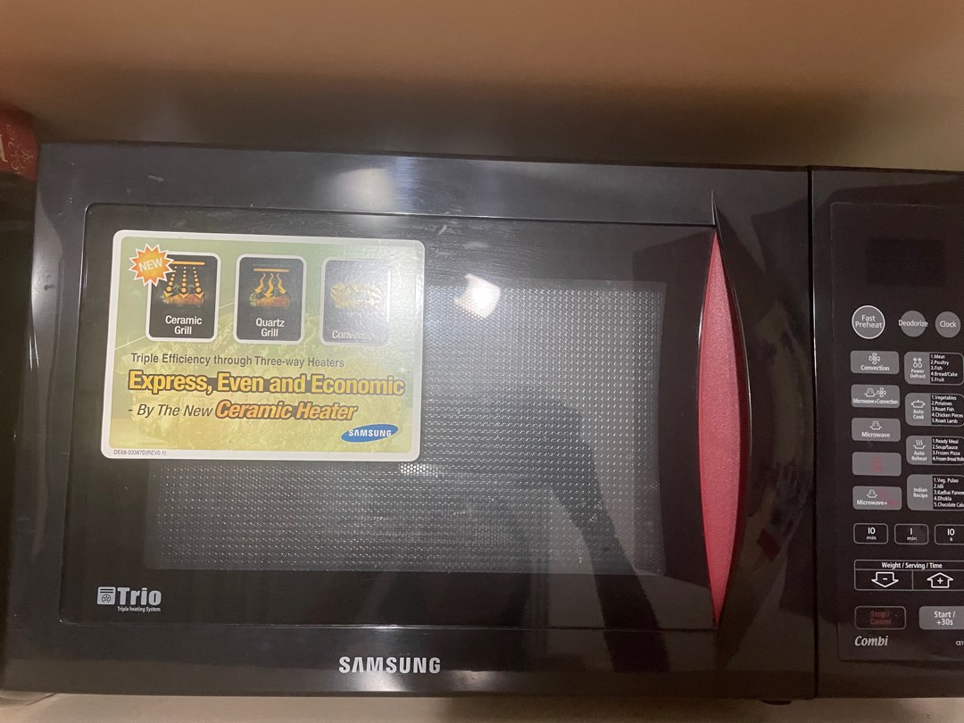 Samsung Microwave oven with convection and grill, TV & Home Appliances