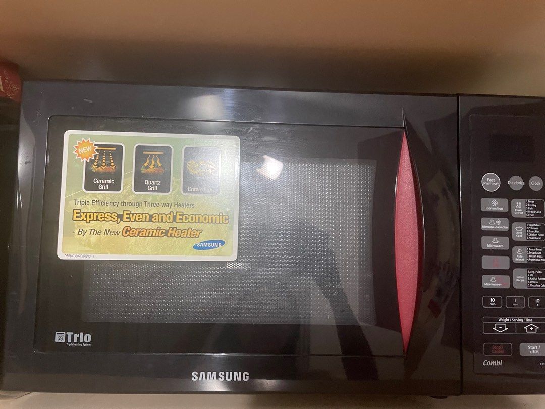 Samsung Microwave oven with convection and grill, TV & Home Appliances