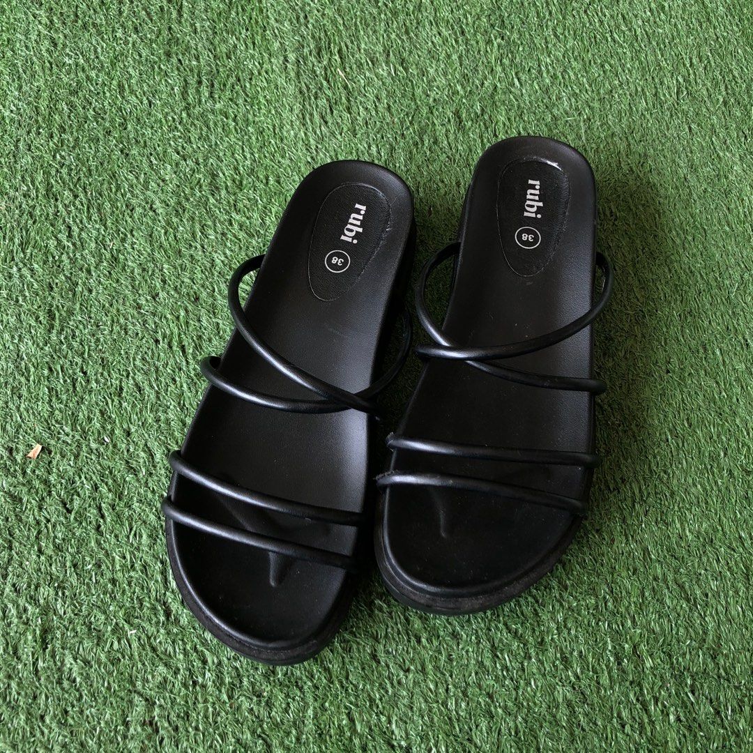 Sandal Rubi Black Cotton On Women s Fashion Footwear Sandals on