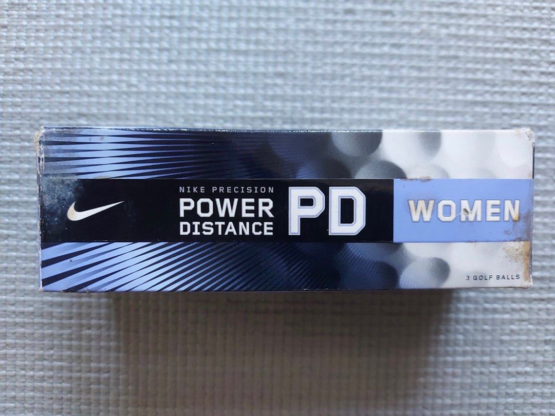 Set of 3 NIKE Power Distance Women Golf Balls Sports Equipment