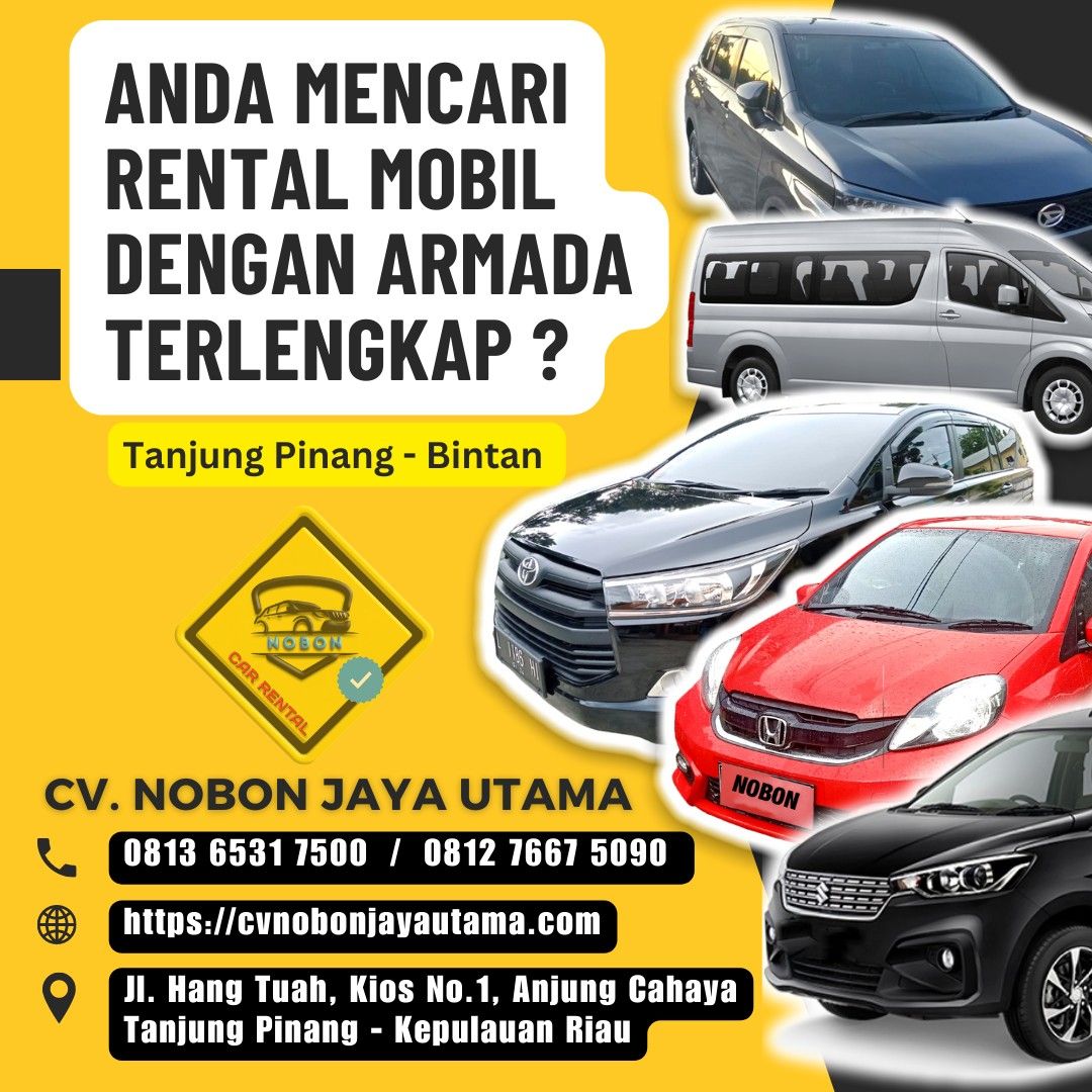Sewa / Rental Mobil Murah Tanjung Pinang dan Pulau Bintan, Mobil