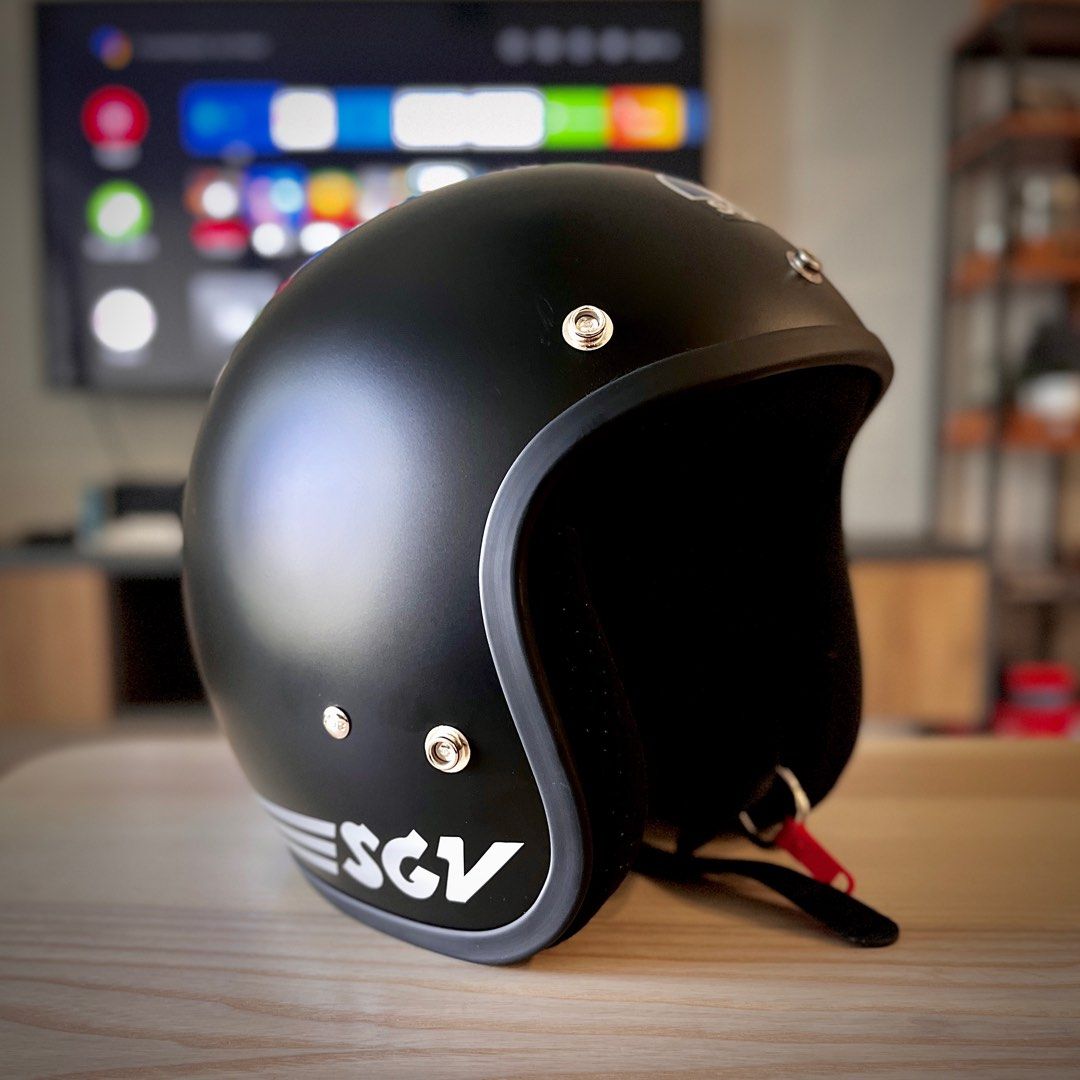 Helmet sgv matte black hotsell