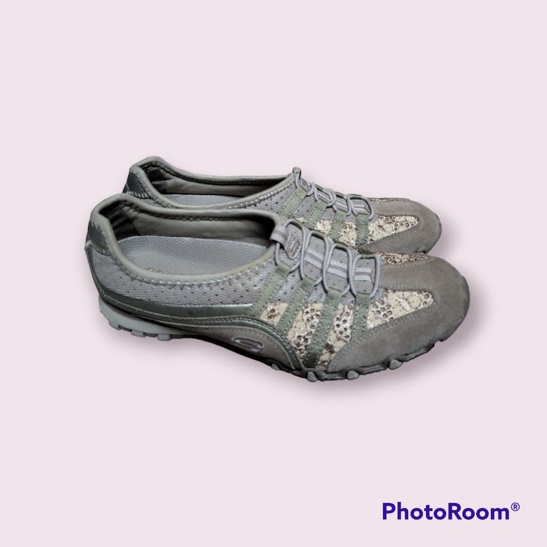 RARE Original Skechers Bikers with Lace Genuine Suede Leather