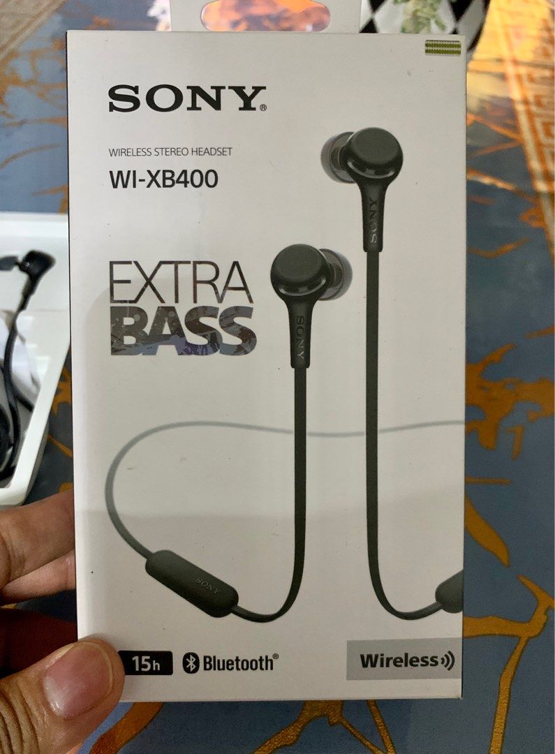 SONY Wireless Stereo Headset WI XB400 Audio Headphones