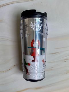 Starbucks Christmas Embossed Snowflakes 16 oz Tumbler