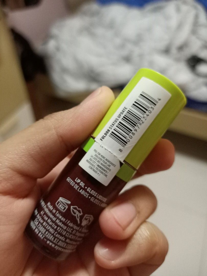 status update nyx fat oil lip drip, Beauty & Personal Care, Face