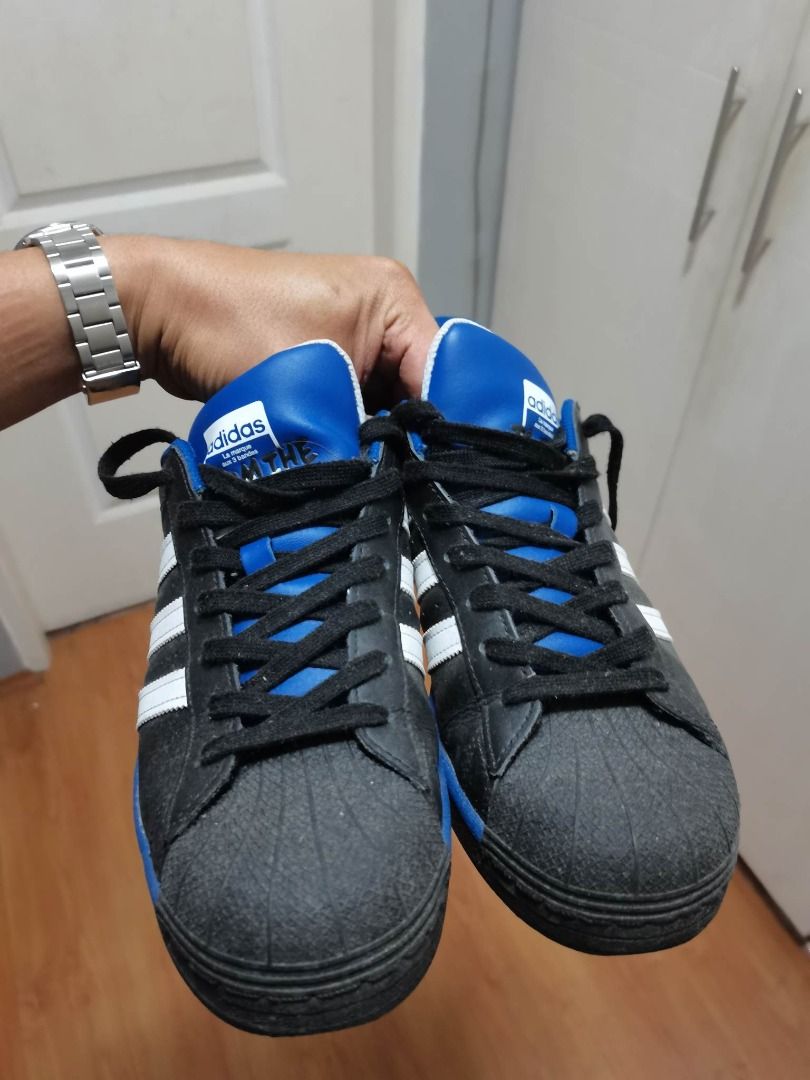 Superstar Adidas black blue