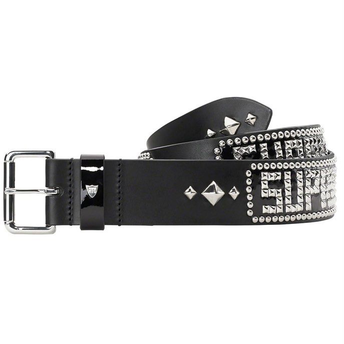 Supreme studded logo belt シュプリーム ベルト-