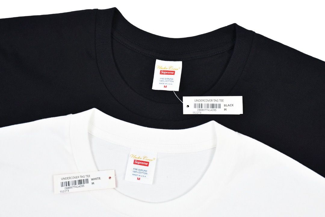 Supreme x Undercover TAG TEE 聯名款標語印花短袖T恤, 預購- Carousell