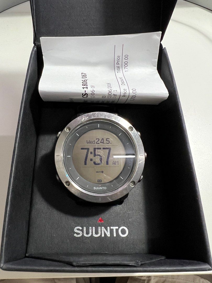 Suunto traverse black Men s Fashion Watches Accessories