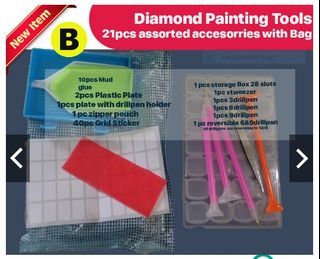 SYN 5D Diamond Painting tools DIY drill pen roller glue crafts wheel drill pen mud glue clay