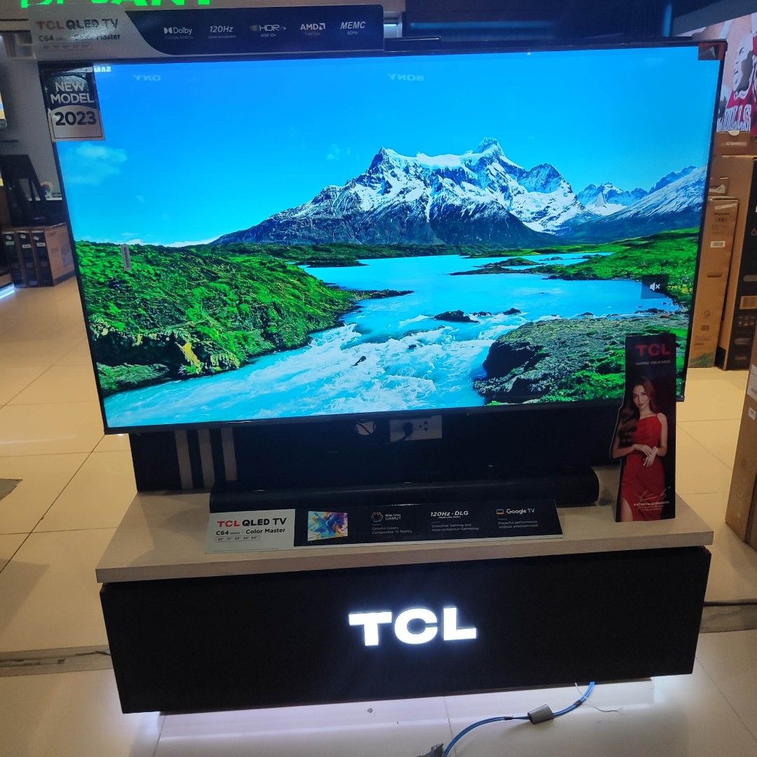 TCL QLED TV NEW MODEL 2023 FREE SOUND BAR SUMMER SALE PROMO, TV & Home Appliances, TV